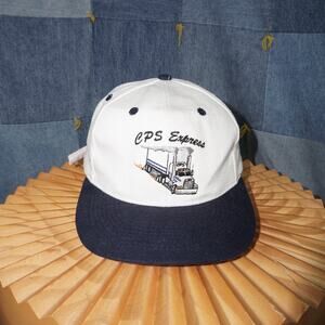OSFA - Vintage 2000s CPS express semi truck embroidered hat